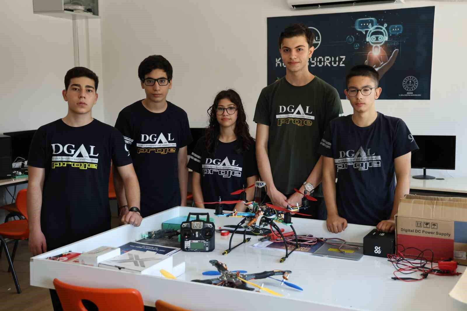 Liseli gençlerden orman yangınlarının önlenmesi için 'otonom dron'