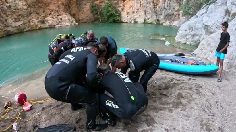 Kapuz Kanyonu'nda serinlemek için girdiği suda hayatını kaybetti