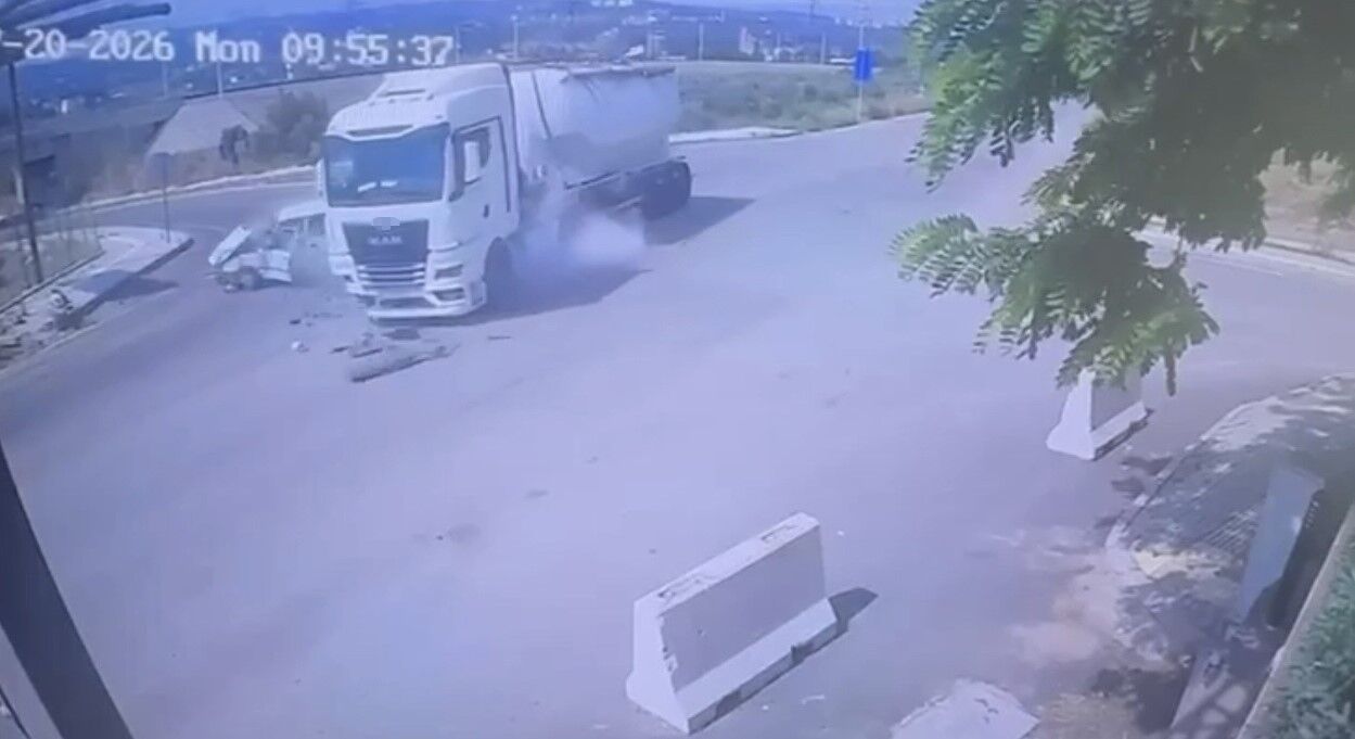Osmaniye'de tanker ile otomobil çarpıştı: 2 yaralı