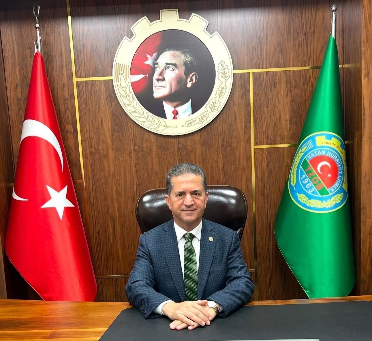Yüreğir Ziraat Odası Başkanı Doğan: 'Tarımın geleceği için vergi yükü hafifletilmeli'