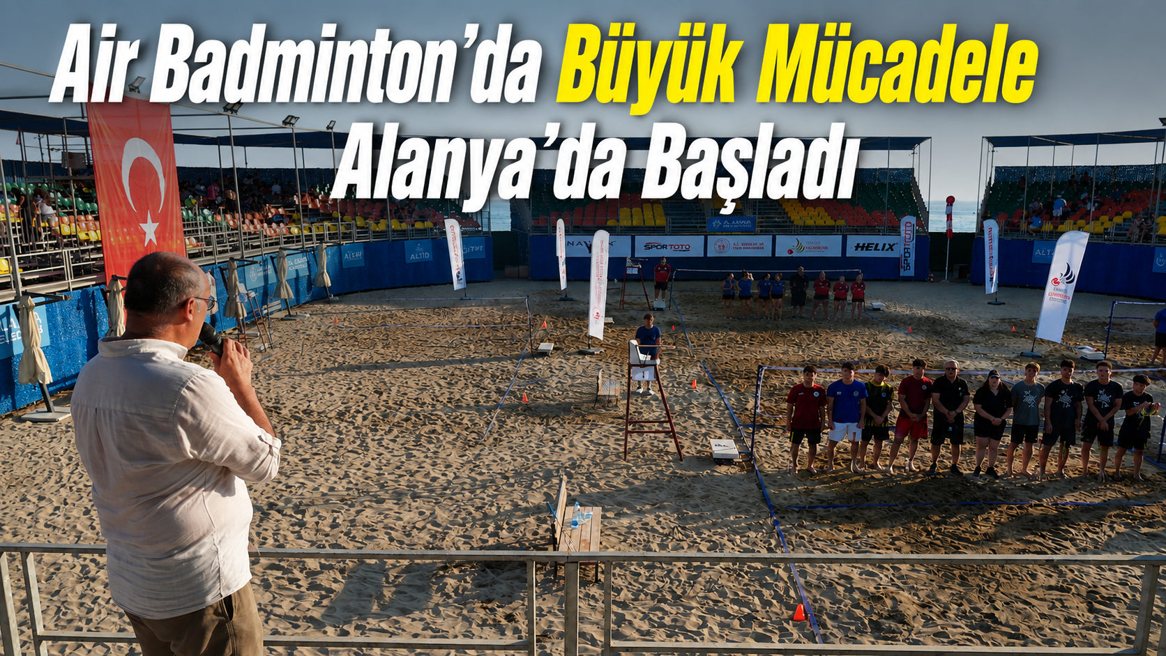 Air Badminton'da Büyük Mücadele Alanya'da Başladı