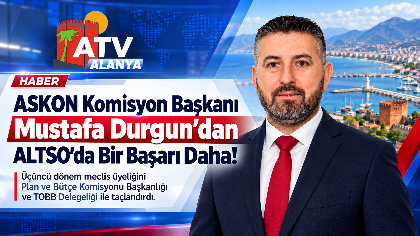 ASKON KOMİSYON BAŞKANI MUSTAFA DURGUN'DAN ALTSO'DA BİR BAŞARI DAHA!