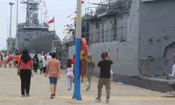 Alanya’da Sahil Güvenlik ve savaş gemileri vatandaşların ziyaretine açıldı