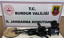 Burdur’da kaçak kazı şüphelisi yakalandı