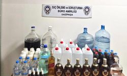 Gazipaşa polisinden kaçak ve sahte alkol operasyonu