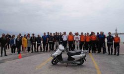 Alanya zabıta personeline güvenli sürüş eğitimi