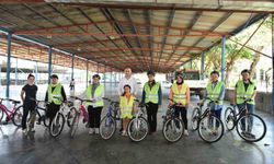 Kepez’de kadınlar hayallerine pedal çevirdi