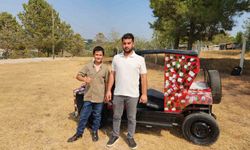 13 yaşında, güneş enerjisi ile çalışan arazi aracı yaptı
