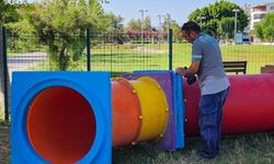 Manavgat Belediyesi köpek eğitim parkına yeni parkurlar ekliyor