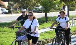 Manisa Akhisarlılar sağlıklı yaşama pedal çevirdi