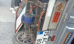 Burdur’da minibüsle üç tekerlekli motosiklet çarpıştı: 2 yaralı