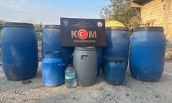 Hatay'da yılbaşı öncesi 1020 litre el yapımı alkol ele geçirildi