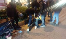 Kaza yaptığı motosikletini yaptıramadan tekrar kaza yaptı, yerde yaralı halde derdini anlattı