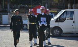 Kıbrıs gazisi emekli astsubay askeri törenle son yolculuğuna uğurlandı