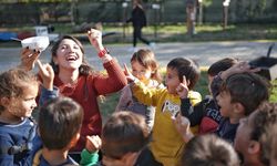 Minik eller tohumları toprakla buluşturdu