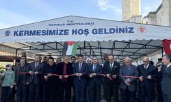 Tarsus’ta Gazze’ye destek amaçlı hayır çarşısı kuruldu