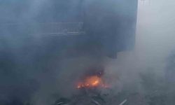 Altınözü'nde odunluk yangını