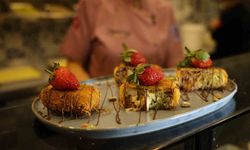 Bu da 'Çikolatalı Kaymaklı Kadayıf Sarma'