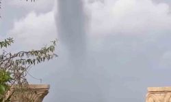 Hatay'da denizde hortum oluştu