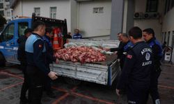 Mersin'de 500 kilo bozuk et ele geçirildi