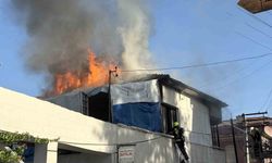 Müstakil evde korkutan yangın