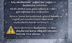 Tufanbeyli'de eğitime kar engeli