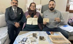 Yüzünü görüp, sesini duymadığı şehit babasının kendisi için yazdığı 75 yıllık mektubu yıllardır saklıyor