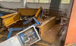 Faal olmayan Su Temin Projesi Tesisine girip 6 milyon liralık malzeme çaldılar