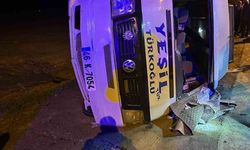 Kahramanmaraş'ta minibüs kazası: 10 yaralı
