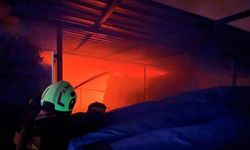 Kırıkhan'da samanlık yangını