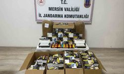 Mersin'de kaçak makaron operasyonu: 2 gözaltı