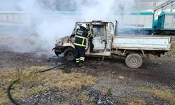 Payas'ta kamyonet alevlere teslim oldu