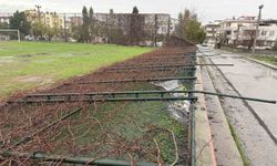 Tarsus'ta yağmur ve fırtına etkili oldu, seralar zarar gördü