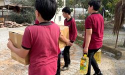 Tekmen Ortaokulu'nda Yardımlaşma Seferberliği