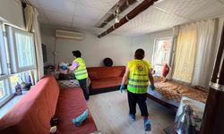 Kepez'den şehit ve gazi evlerinde bayram temizliği