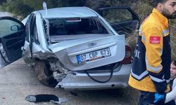 Manavgat'ta zincirleme kaza: 2 yaralı