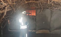 Reyhanlı'da konteyner alevlere teslim oldu