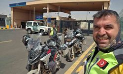 Alanya'dan kutsal topraklara motosikletle 7 bin kilometrelik yolculuk