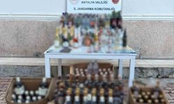 Antalya'da bin 150 litre kaçak alkol ele geçirildi