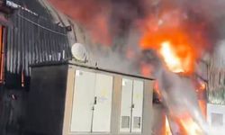 Geri dönüşüm fabrikasında yangın çıktı