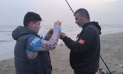 Oltalar, birincilik için denize atıldı