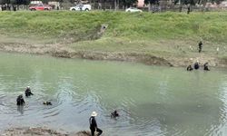 Tarsus'ta ırmakta kaybolan genci arama çalışmaları sürüyor