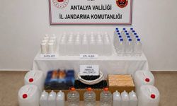 Antalya'da 160 litre etil alkol ele geçirildi