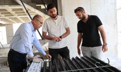 Başkan Yapar, yapımı devam eden projeleri yerinde inceledi