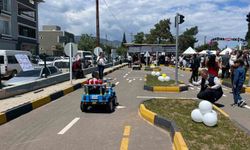 Kırıkhan'da öğrenciler trafik kurallarını bilgilendirme pistinde öğrenecek