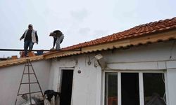 Sorkuncak köyünde ihtiyaç sahibi ailenin çatı problemi giderildi