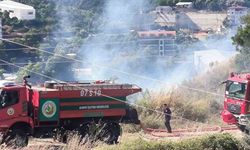 Alanya'da zirai alanda çıkan yangında 1 dönüm zarar gördü