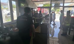 Hassa'da dönercide korkutan yangın