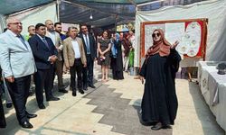 Kumluca'da Halk Eğitim Merkezi Müdürlüğü sergisi törenle açıldı