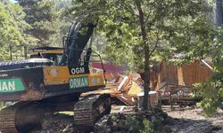 Osmaniye Olukbaşı Yaylası'nda 225 usulsüz yapının yıkımına başlandı